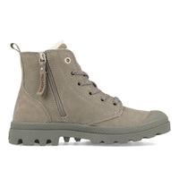 Palladium Pampa Hi Zip WL Damen Cloudburst Charcoal Gray