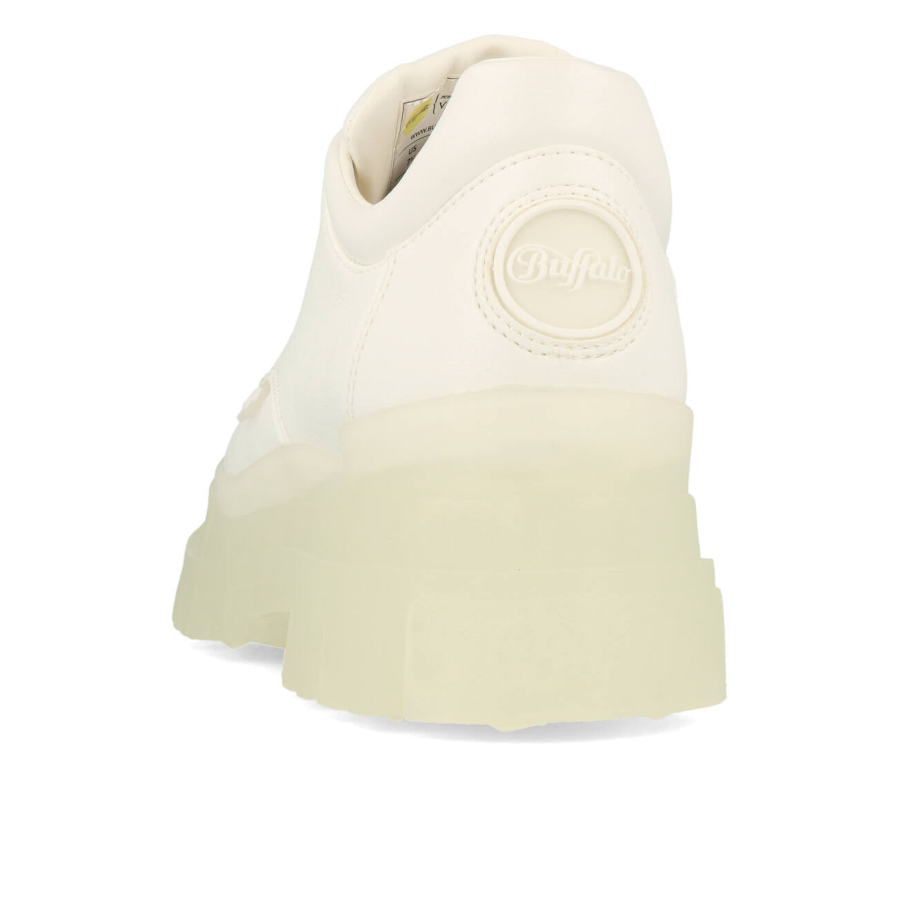 Buffalo Aspha CLS Shoe Flat Femme Imitation Nappa Blanc