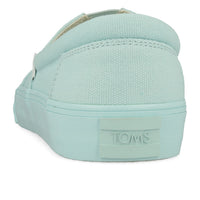 Toms Womens Alpargata Fenix Slip On Damen Soft Blue Washed Canvas