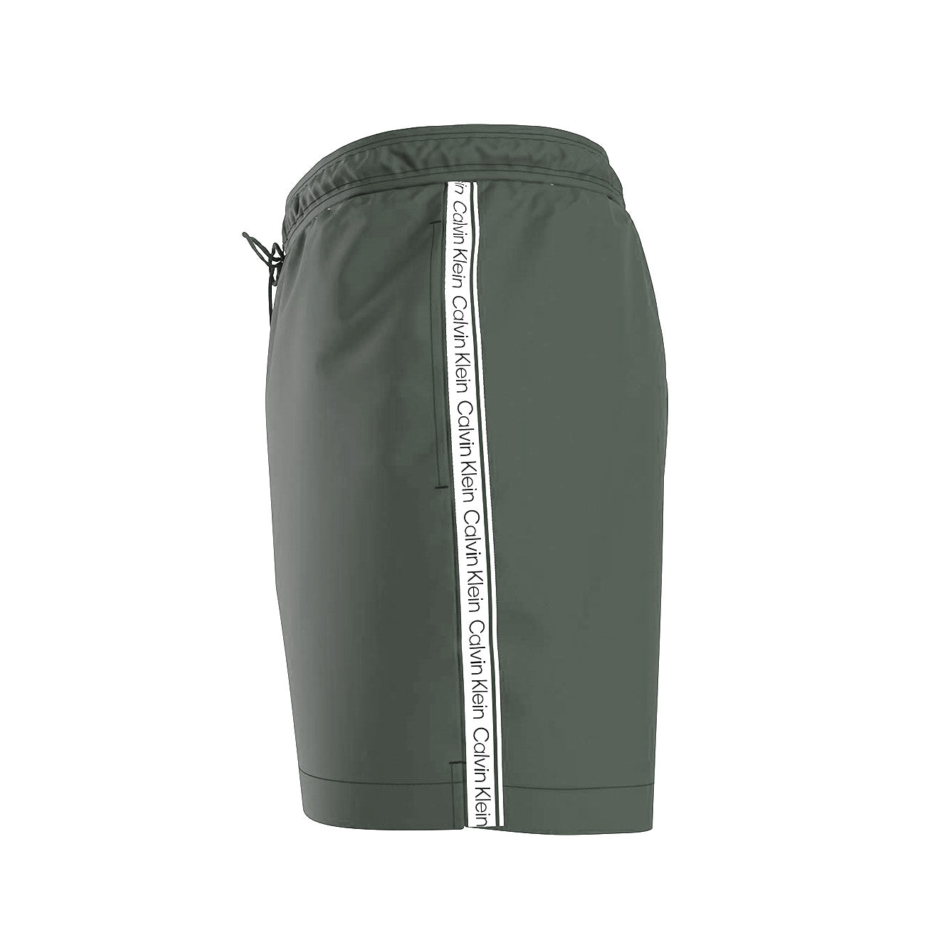 Calvin Klein Swimshort Medium Drawstring Hommes Maillot de Bain Gris Classique