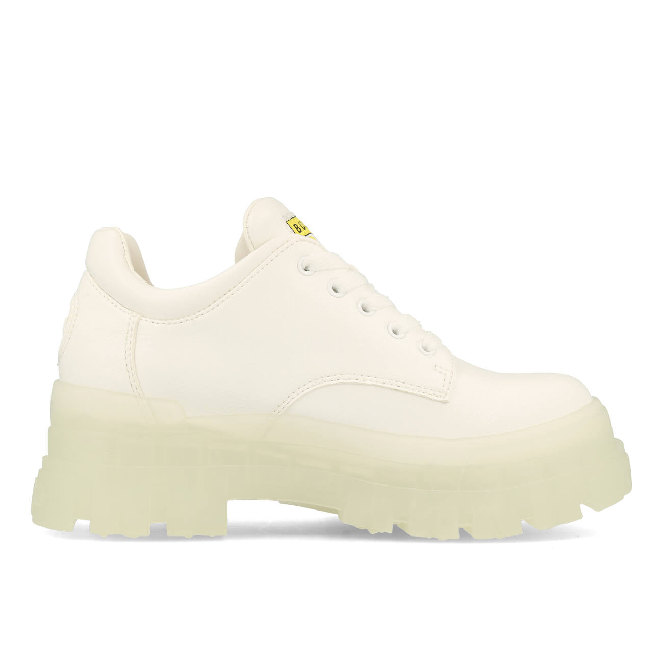Buffalo Aspha CLS Shoe Flat Femme Imitation Nappa Blanc