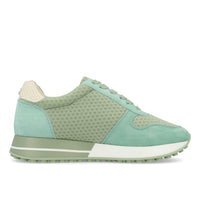 La Strada 2101457 Baskets Femme Vert Clair Micro Mesh Serpent