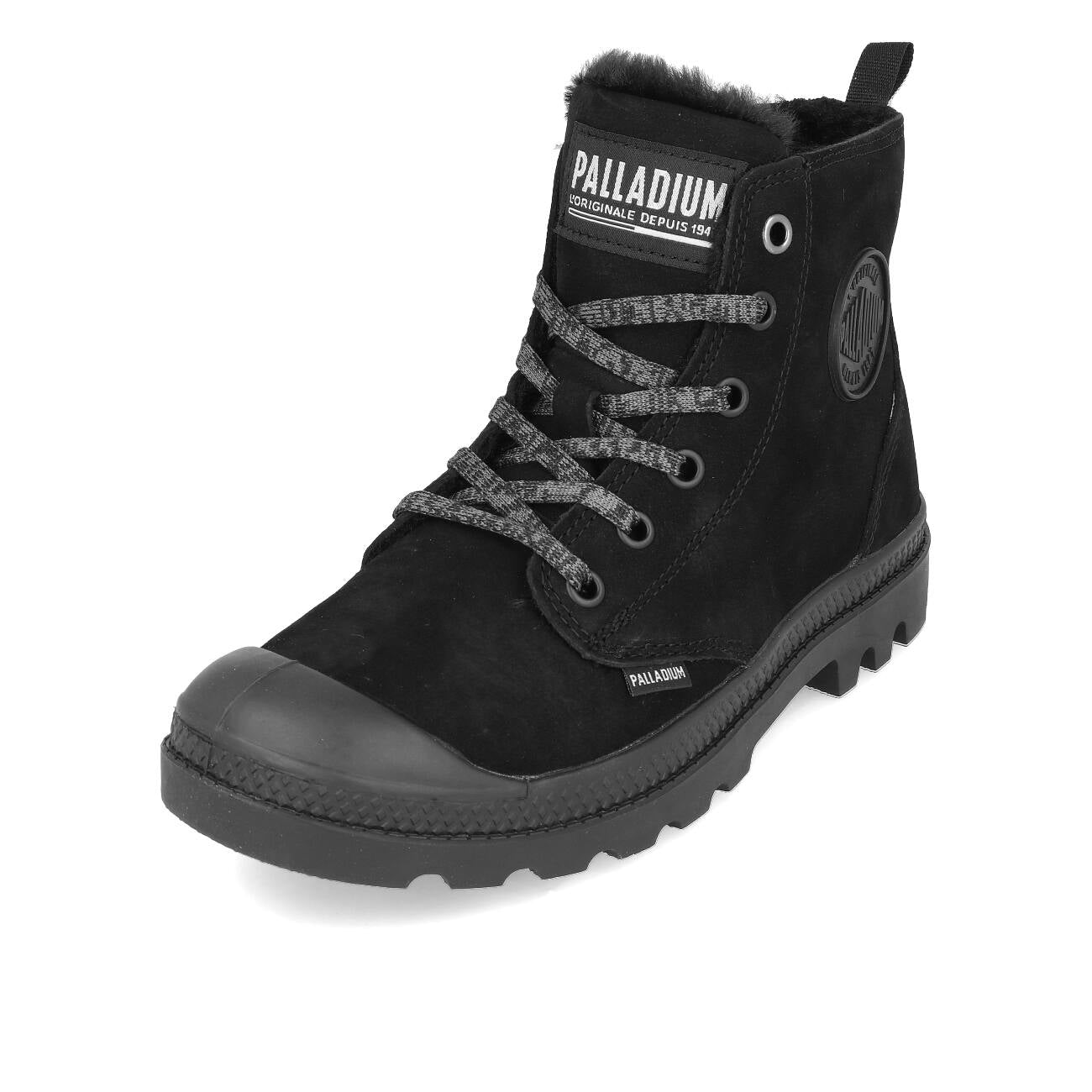 Palladium Pampa Hi Zip WL Femme Noir Noir