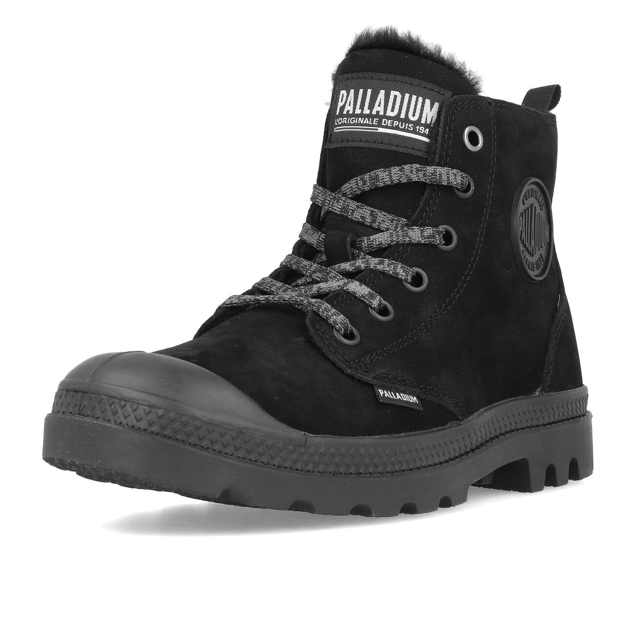 Palladium Pampa Hi Zip WL Femme Noir Noir
