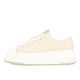 Tamaris 1-23815-20-418 Vegan Plateau Canvas Sneaker Damen Ivory