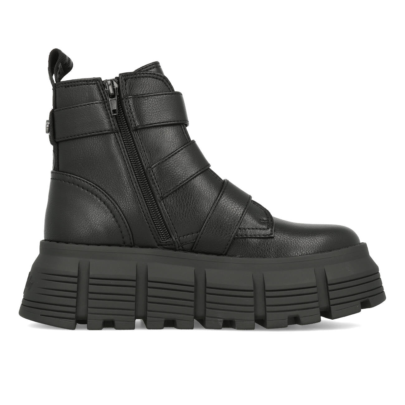 Buffalo AVA Bottine femme végane nappa noir
