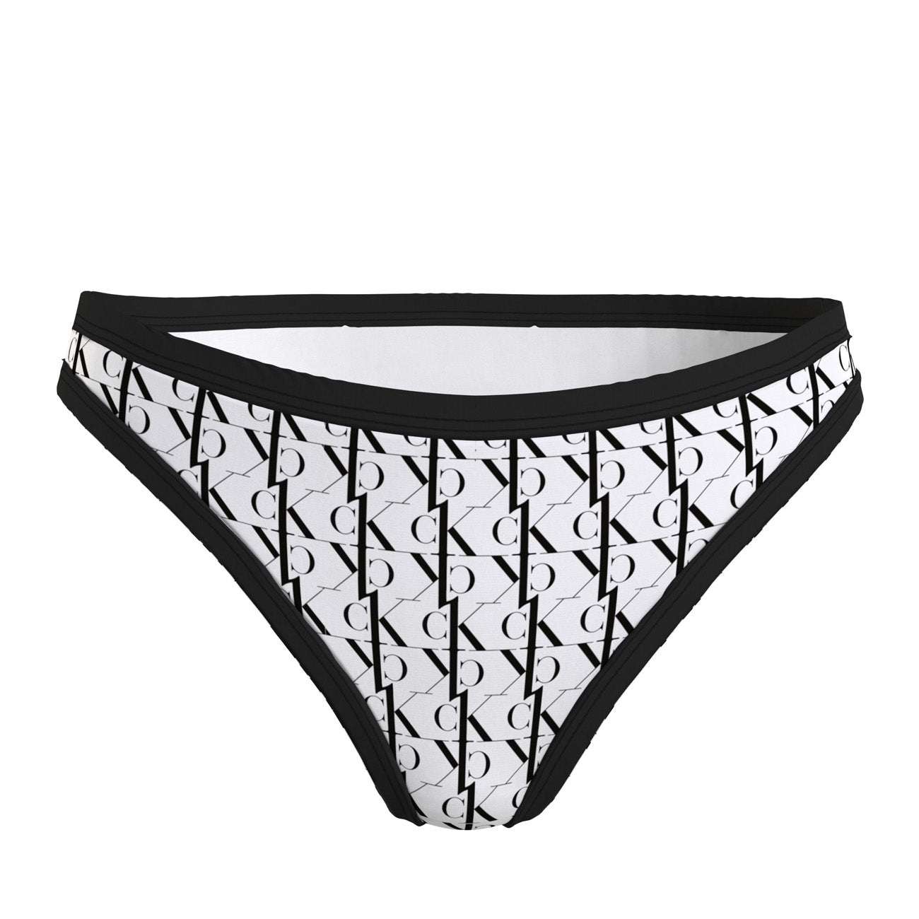 Calvin Klein Bas de maillot de bain femme Monogramme Blanc