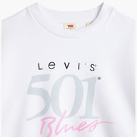 Levi's Graphic Vintage Crew 501 Sweatshirt W Damen Blues Bright White
