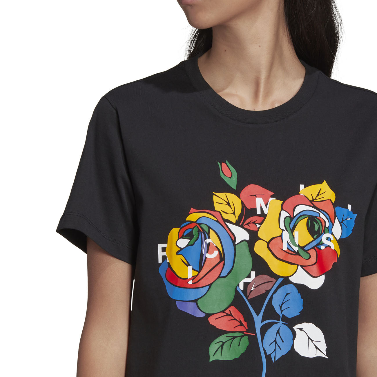 adidas T-shirt Régulier Femme Imprimé Rich Mnisi Noir