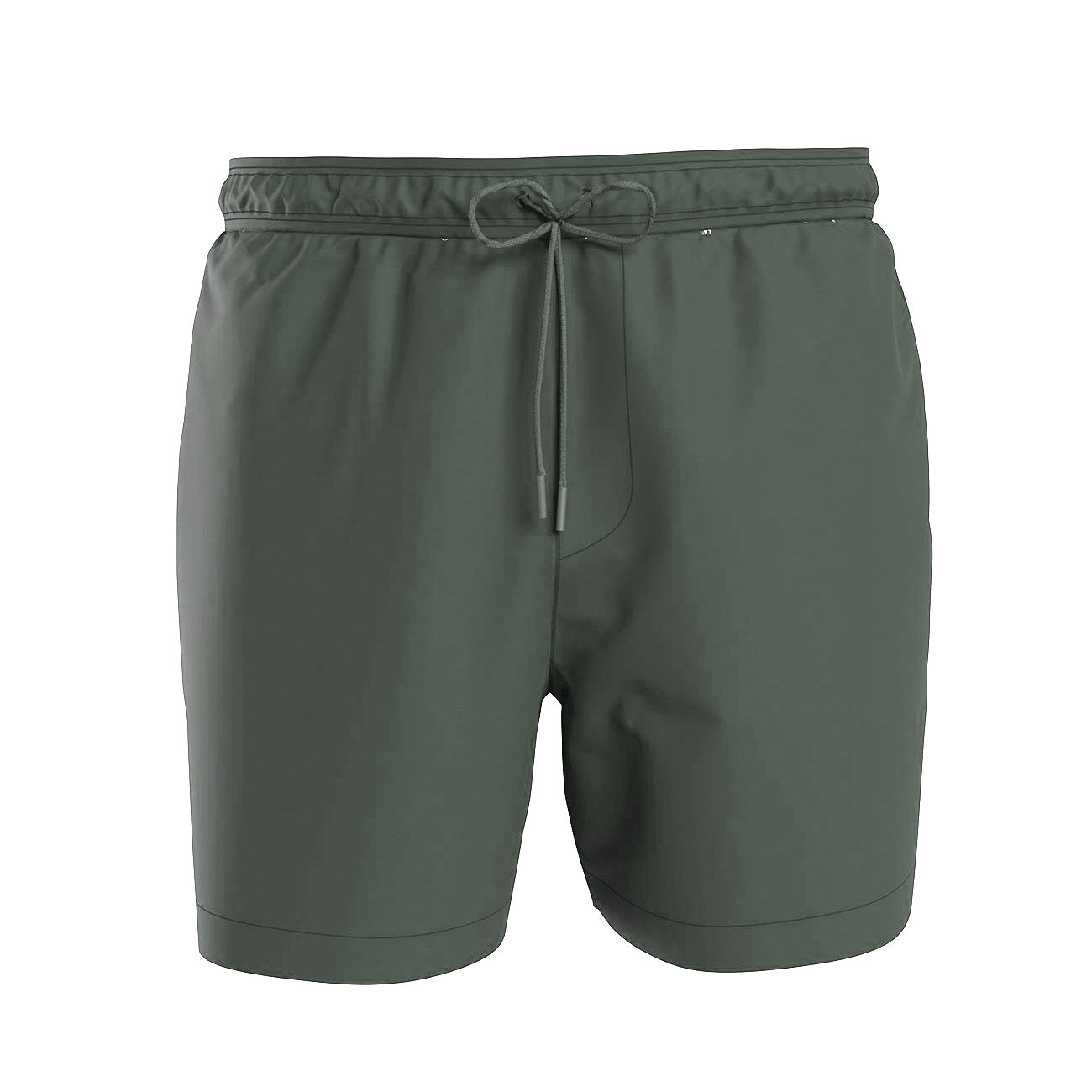 Calvin Klein Swimshort Medium Drawstring Hommes Maillot de Bain Gris Classique