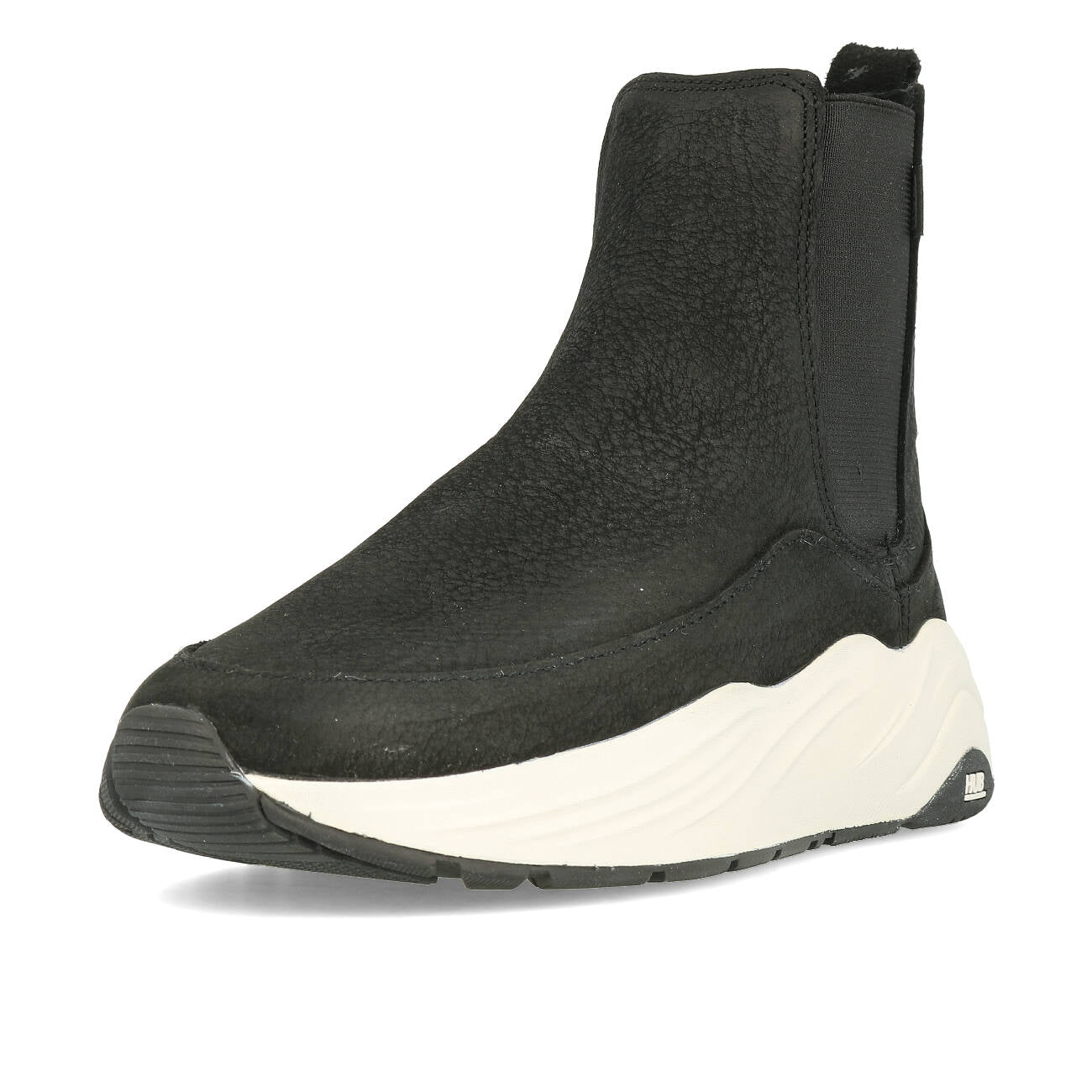 HUB Flow N42 Nubuck huilé Femme Black Off White