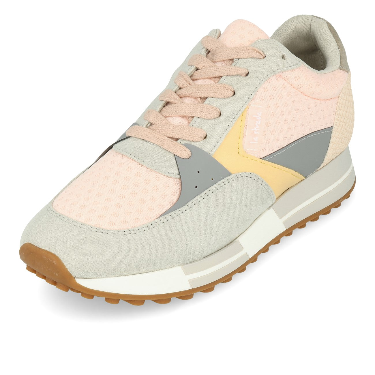 La Strada 2101586 Baskets Femme Gris Nude Multi
