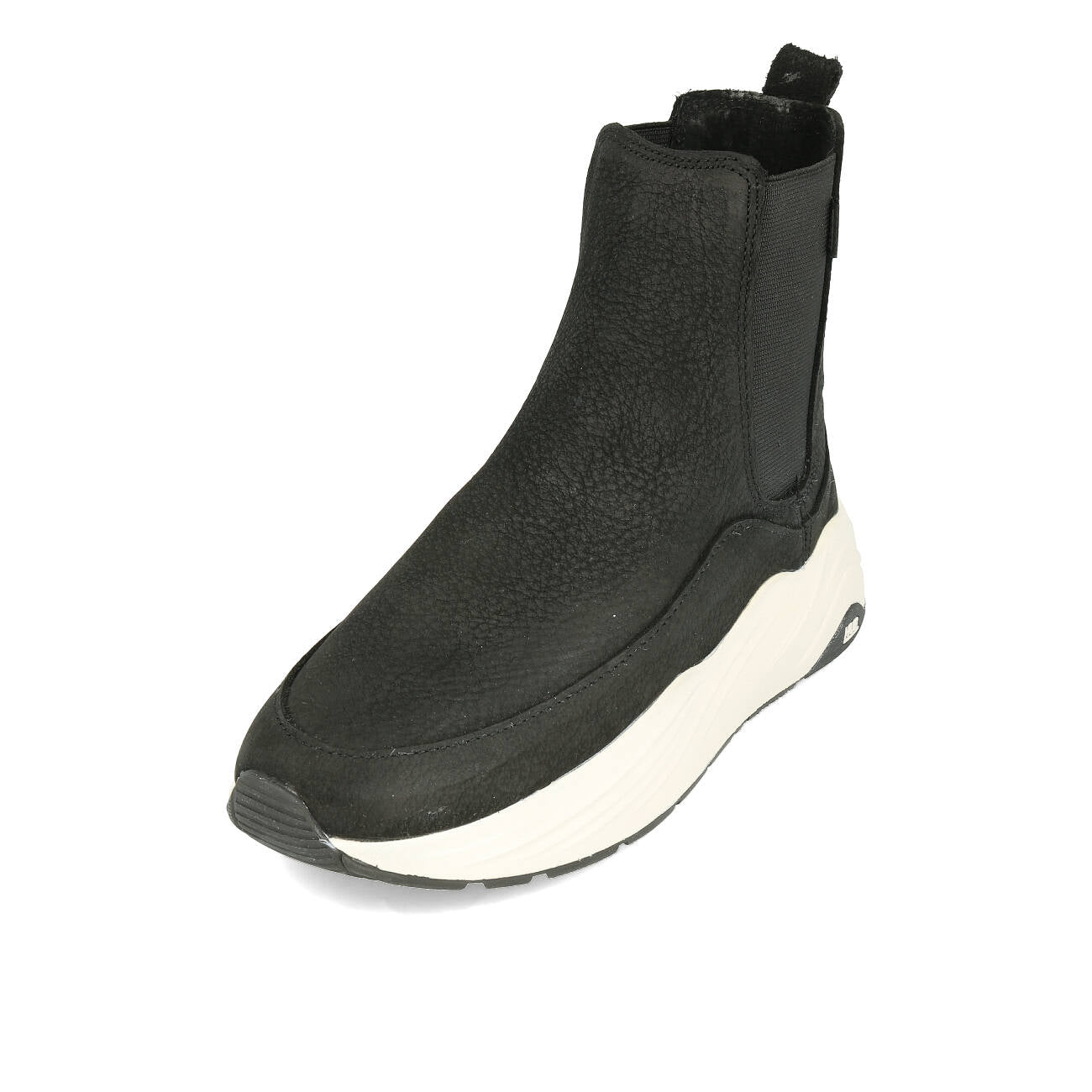 HUB Flow N42 Nubuck huilé Femme Black Off White