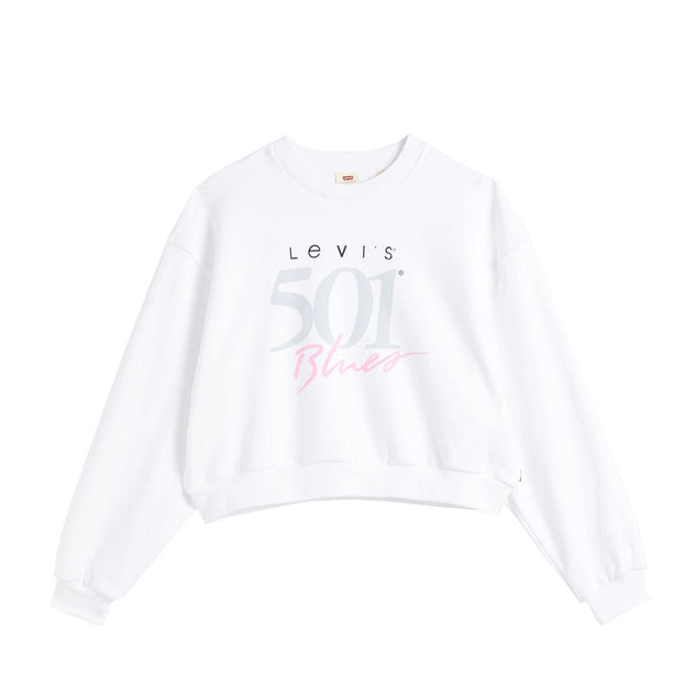 Levi's Graphic Vintage Crew 501 Sweatshirt W Damen Blues Bright White