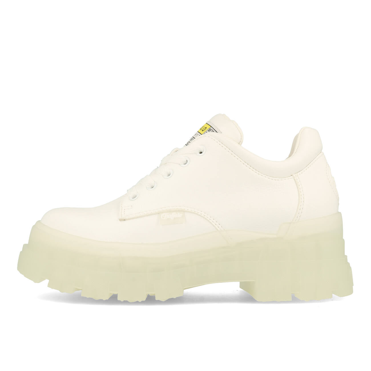 Buffalo Aspha CLS Shoe Flat Femme Imitation Nappa Blanc