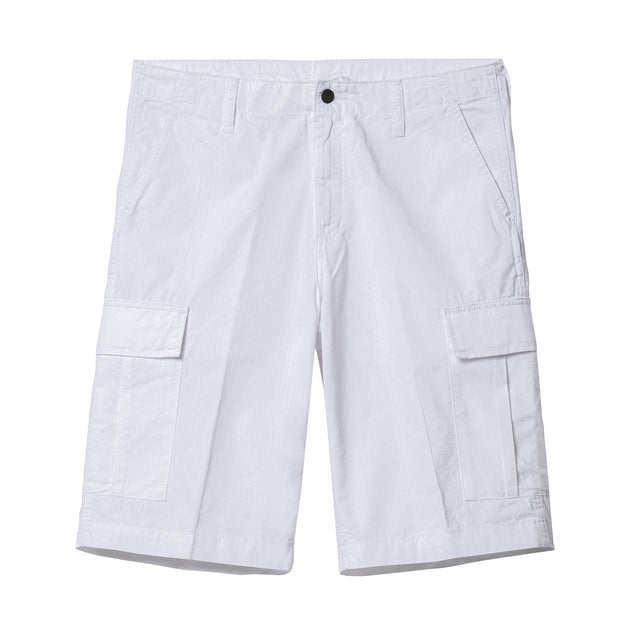 Carhartt WIP Regular Cargo Short Homme White Rinsed