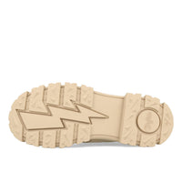 Buffalo Aspha Bike Bootie Plat Femme Vegan Box Nappa Beige