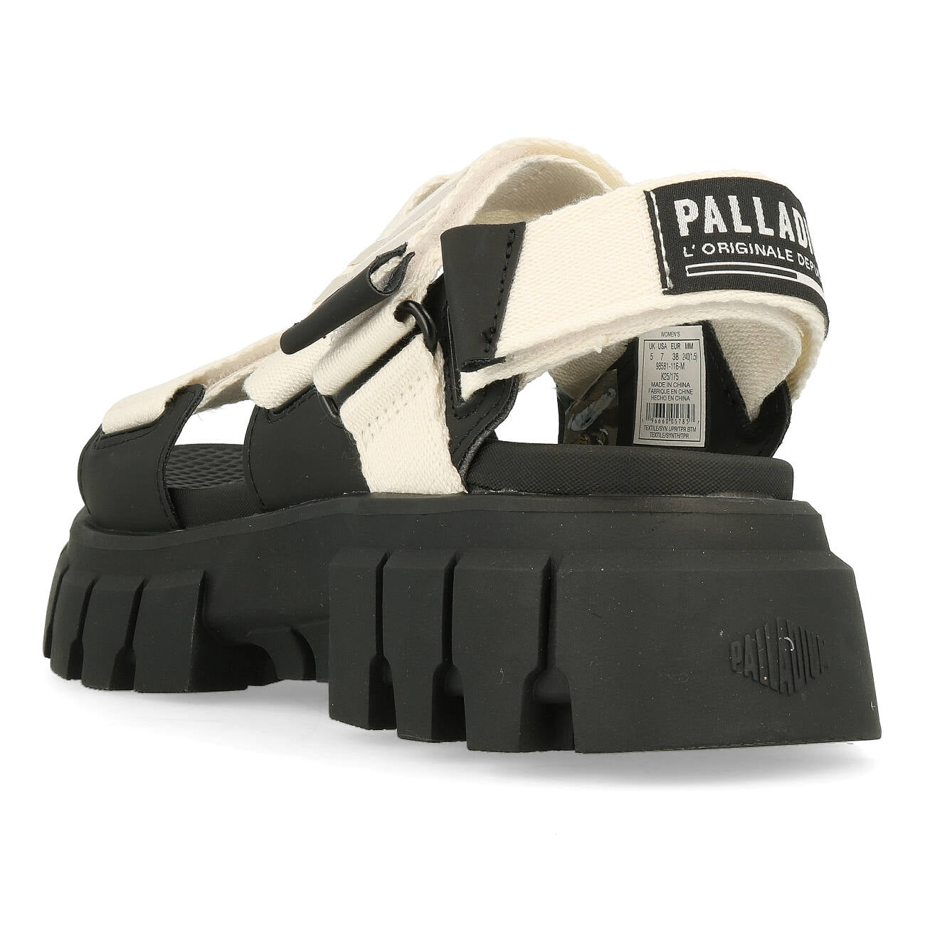 Palladium Revolt Sandal Army Damen Star White
