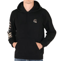 Carhartt WIP Hooded Camo Mil Sweat Noir