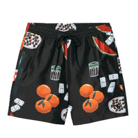 Carhartt WIP Slater Swim Trunks Homme Isis Maria Dinner Print Black