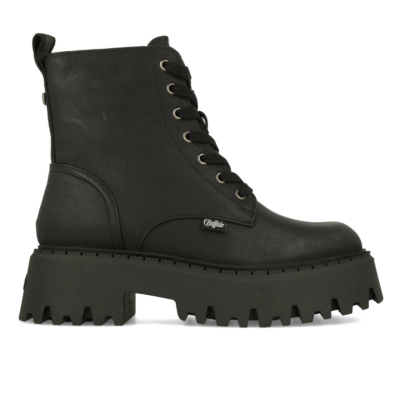 Buffalo Aspen Lace Up Chaud Noir Vegan