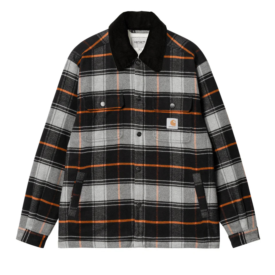 Carhartt WIP Surchemise Baris Baris Check Grey Heather