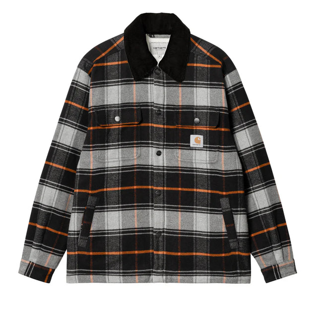 Carhartt WIP Surchemise Baris Baris Check Grey Heather