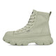 Buffalo Cade Lace Up Hi Femme Coton Biologique Vert Sauge