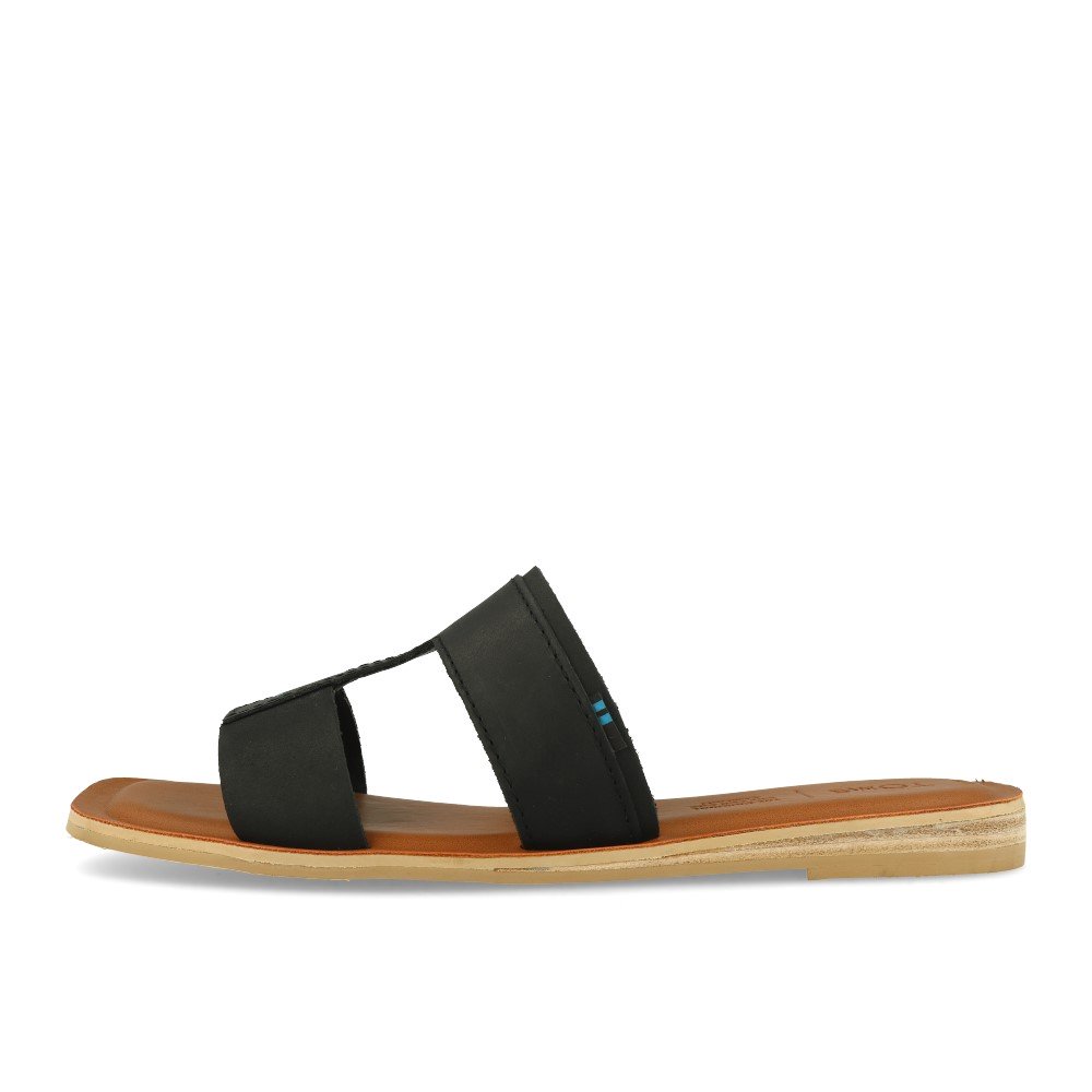 TOMS Seacliff cuir végétal noir