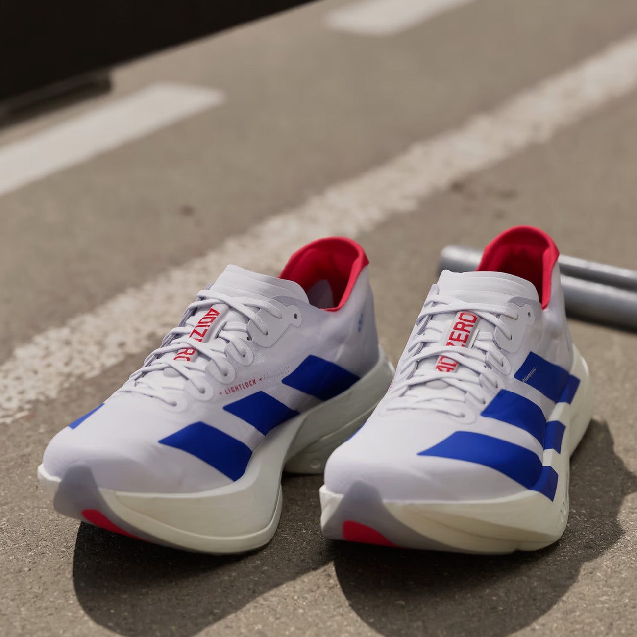 adidas Adizero Pro 4  M Herren Off White Royal Blue