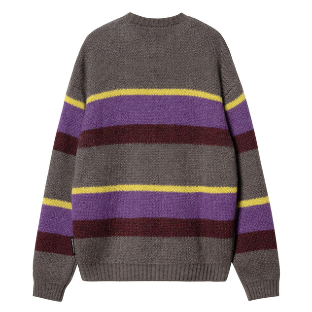 Carhartt WIP Merton Sweater Homme Sundling Stripe Aura