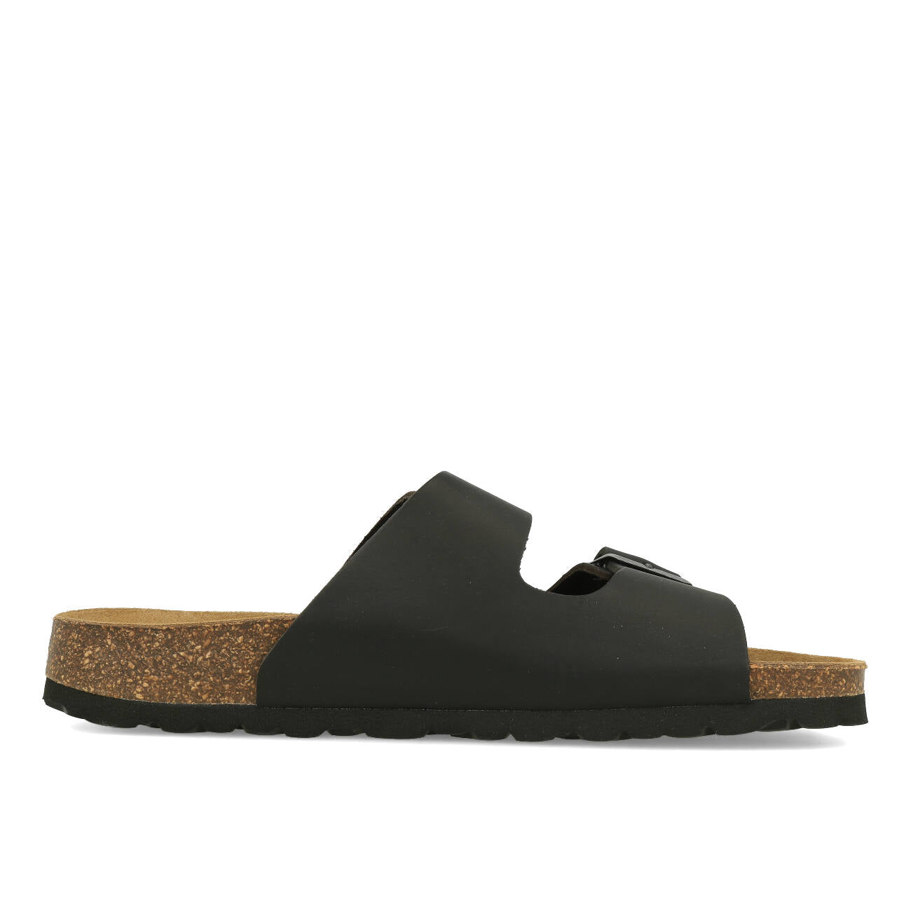 Neu-B Baviera Sandale en cuir huilé noir