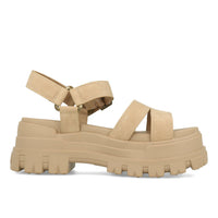 Buffalo Aspha TS Sandal Damen Vegan Nubuck Beige