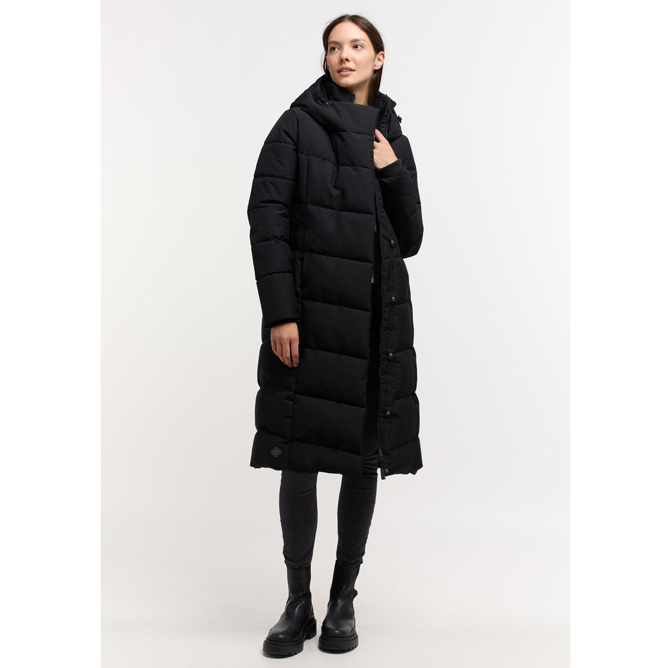 Ragwear Pavla Long Jacket Femme Noir
