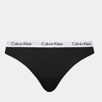 Calvin Klein Lot de 3 strings Modern Cotton Noir Rouge Fuchsia