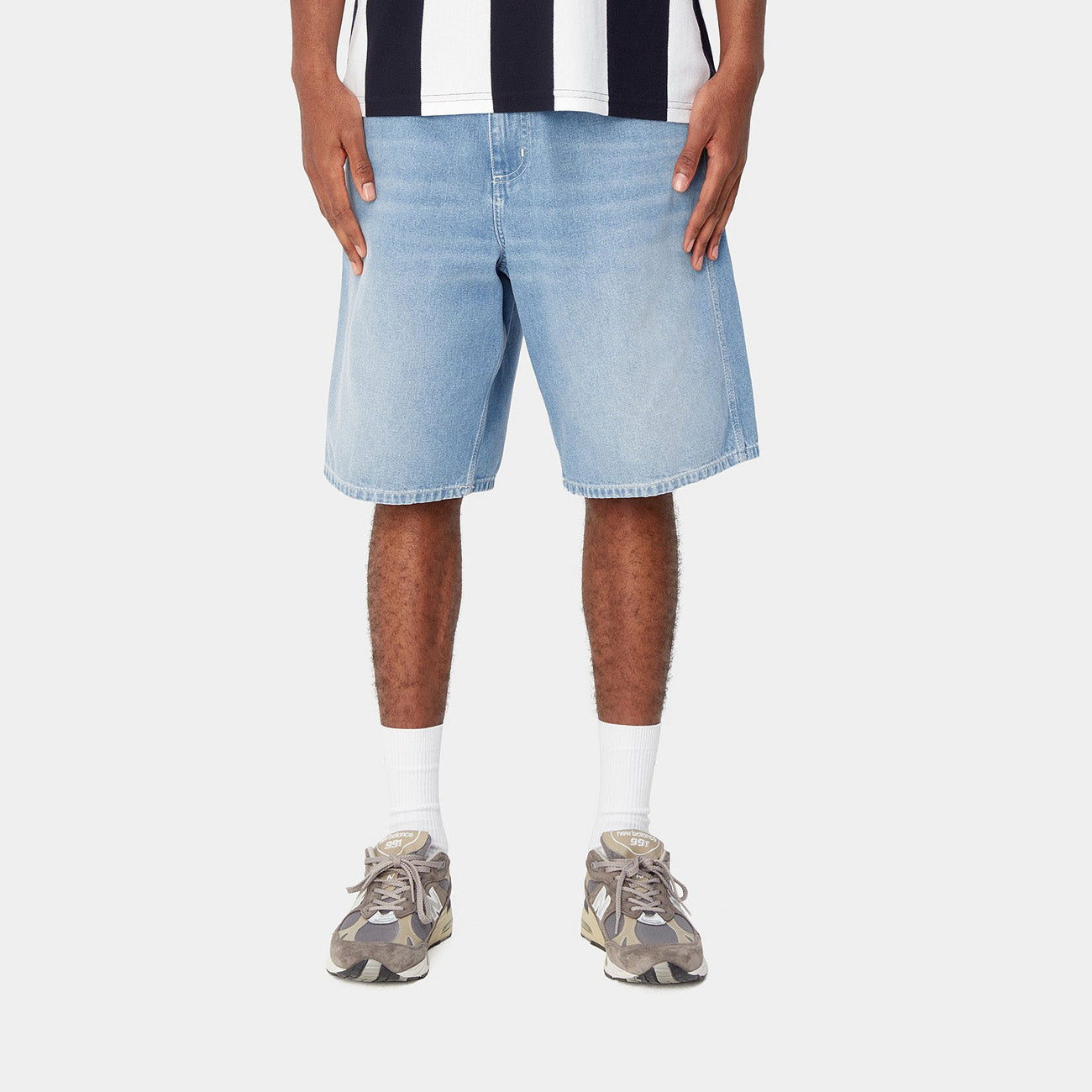 Carhartt WIP Simple Short Homme Blue Light True Washed