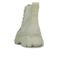 Buffalo Cade Lace Up Hi Femme Coton Biologique Vert Sauge