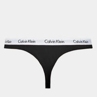 Calvin Klein Lot de 3 strings Modern Cotton Noir Rouge Fuchsia