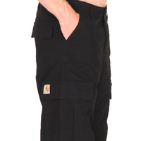 Pantalon Cargo Regular Carhartt WIP Ripstop pour homme Noir