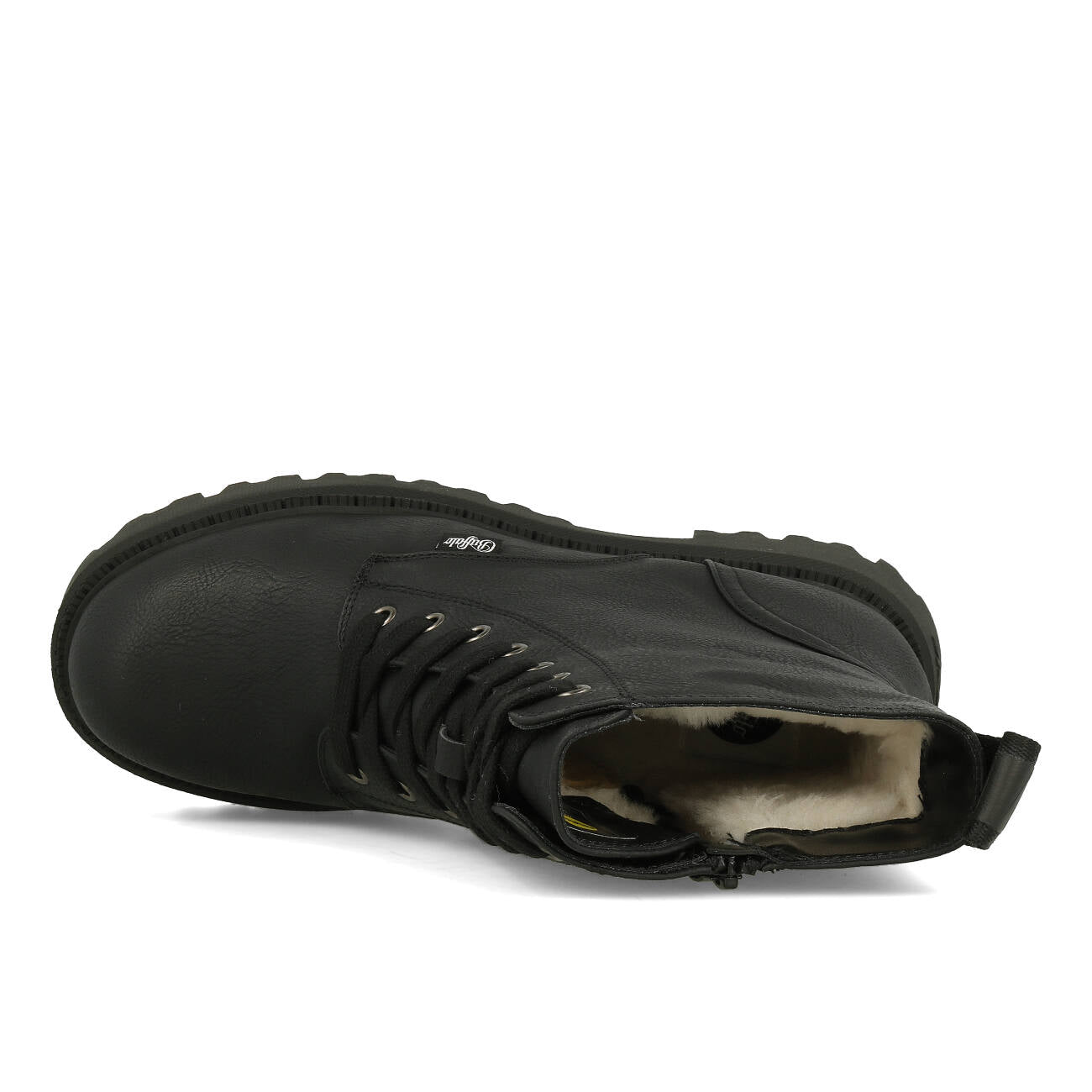 Buffalo Aspen Lace Up Chaud Noir Vegan