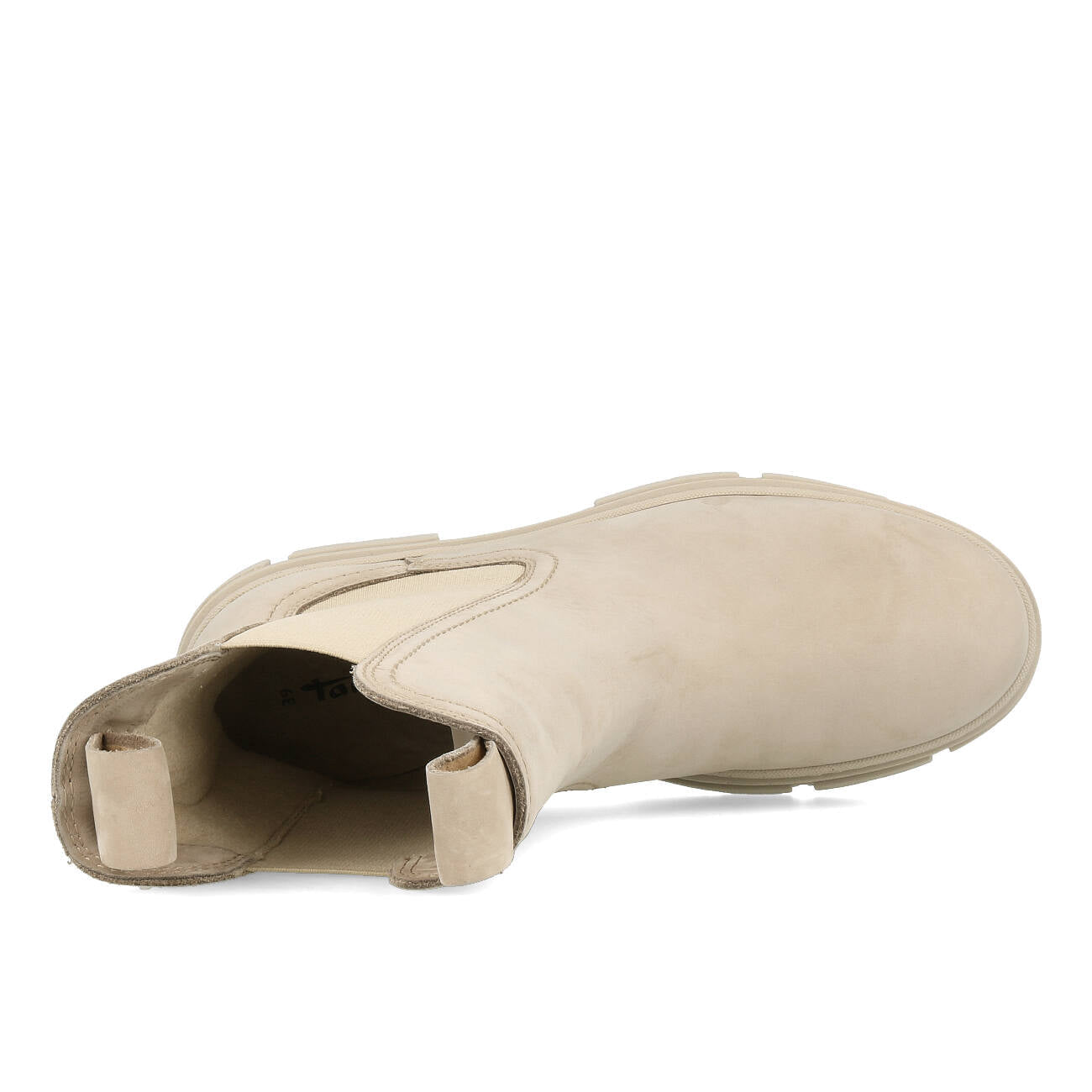 Tamaris 1-25901-41-353 Chelsea Boots Femme Nubuck Gris Taupe