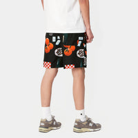 Carhartt WIP Slater Swim Trunks Homme Isis Maria Dinner Print Black