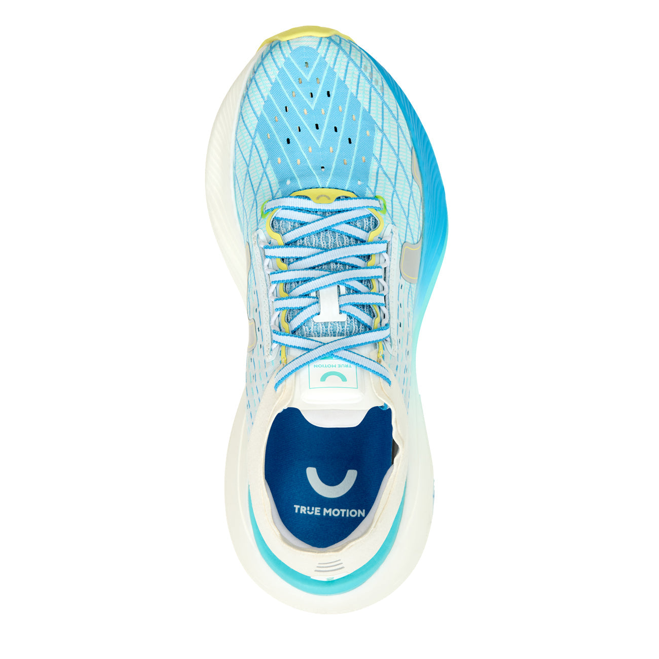 True Motion U-TECH Solo 2 Damen White Oyster Mushroom Malibu Blue
