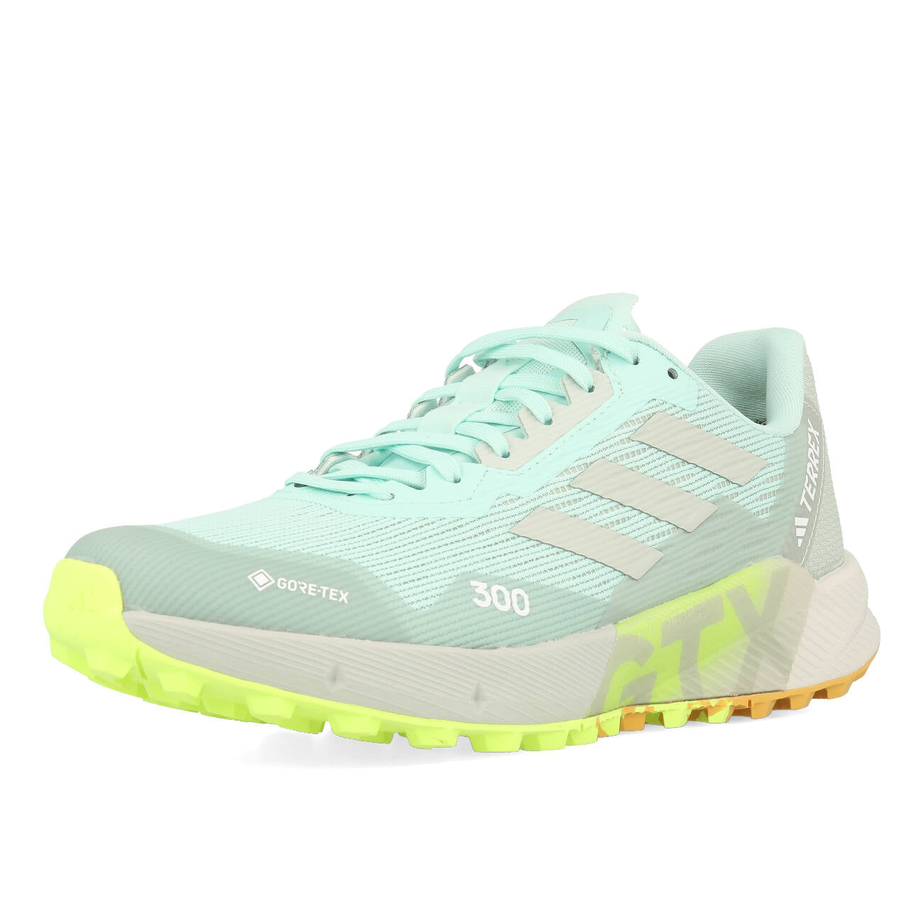 adidas Terrex Agravic Flow 2 GTX W Femme Semi Flash Aqua Wonder Silver Lucid Clementine