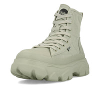 Buffalo Cade Lace Up Hi Femme Coton Biologique Vert Sauge