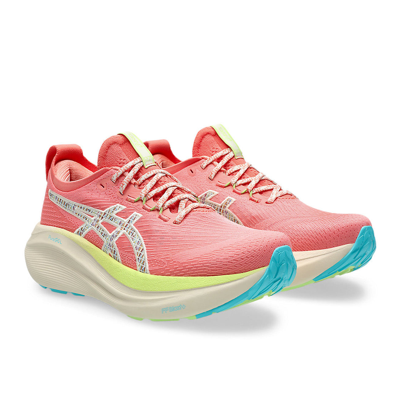 Asics Gel-Nimbus 27 TR Femme Nature Bathing Guava