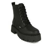 Buffalo Aspen Lace Up Chaud Noir Vegan