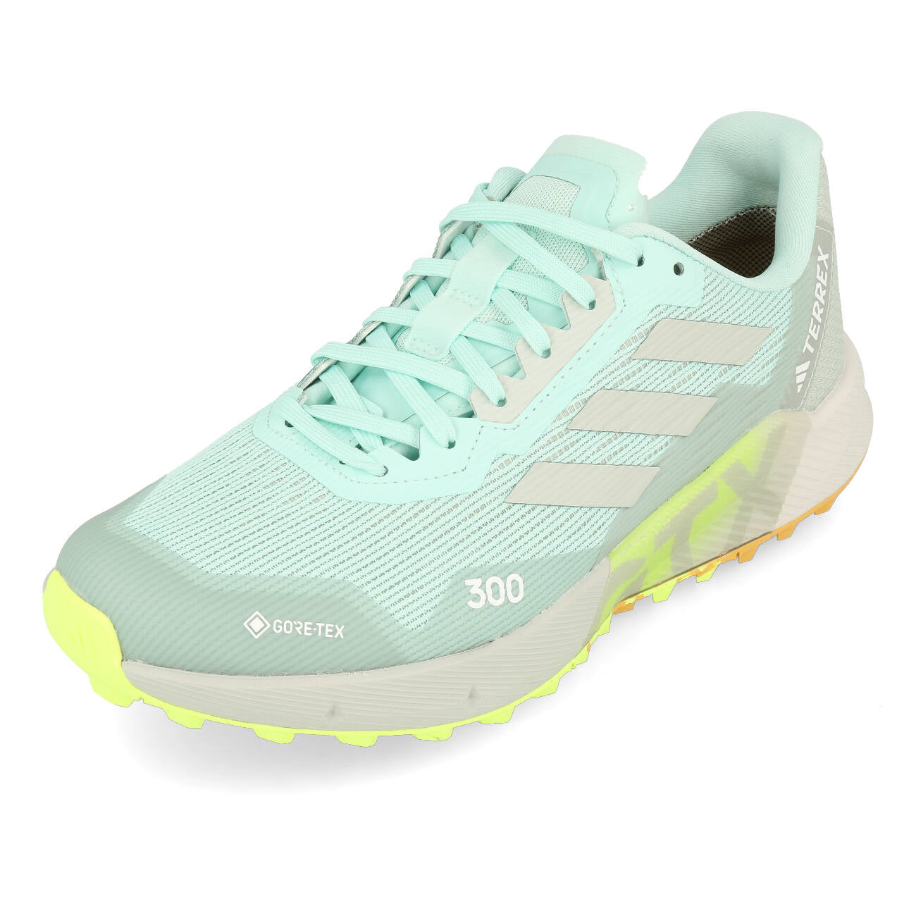 adidas Terrex Agravic Flow 2 GTX W Femme Semi Flash Aqua Wonder Silver Lucid Clementine