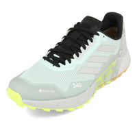 adidas Terrex Agravic Flow 2 GTX Semi Flash Aqua Wonder Silver Lucid Lemon