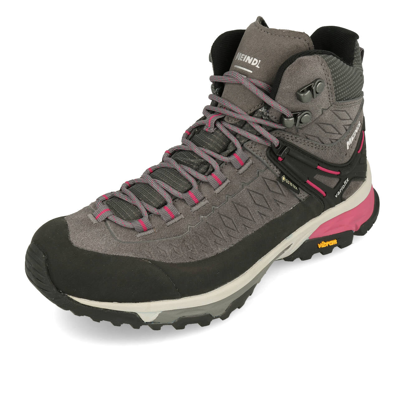 Meindl Top Trail Lady Mid GTX Femme Gris Magenta